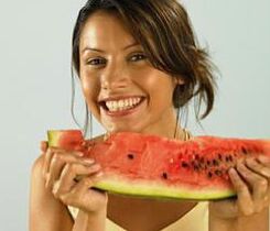 Nola galtzen pisua sandia dietan